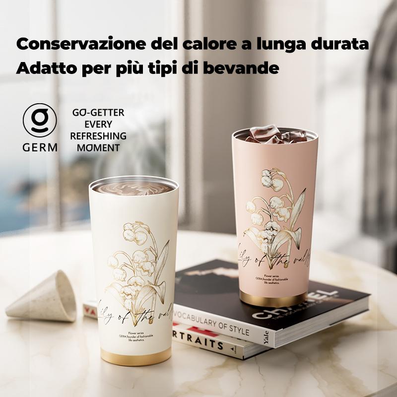 Germ Lily Of The Valley Shining Vacuum Tumbler