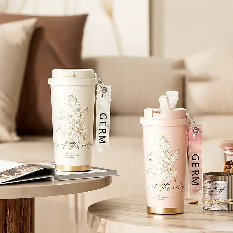 Germ Lily Of The Valley Shining Vacuum Tumbler